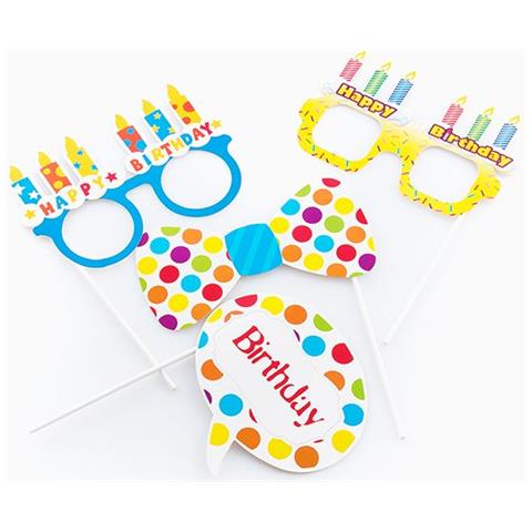 Accessori Per Compleanni Per Foto Divertenti (pacco Da 5) V0300644 - Foto 2