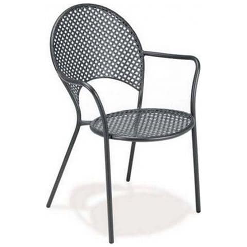 Poltrona Impilabile Sole Ferro Antico 3403 Emu - Foto 1