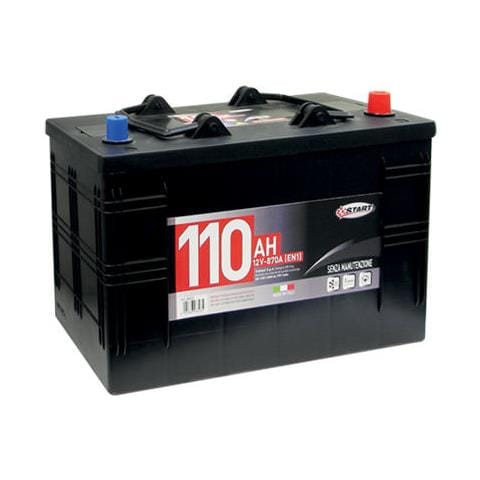 Batteria Per Autocarro E Trattori 110ah 12v 750a Polo Positivo Destro - Foto 1