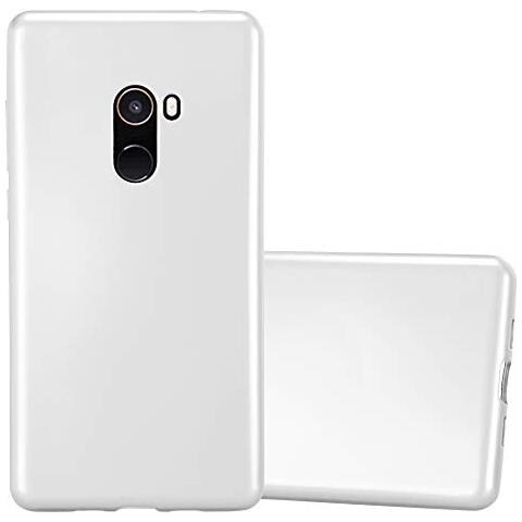 Custodia Compatibile Con Xiaomi Mi Mix 2 In Argento Metallico - Coperchio Protettivo In Silicone Tpu Flessibile - Foto 1