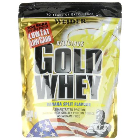 Gold Whey Proteine Del Siero Di Latte, Sapore Banana - 500 Gr - Foto 3