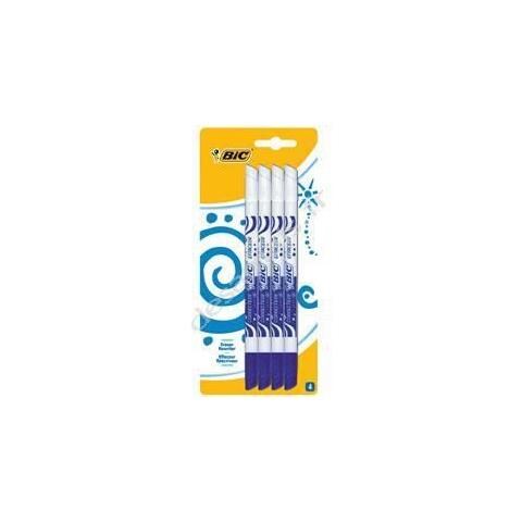 Confezione Da 4 Gomme Per Riscrittura Bic - Blu - Foto 1
