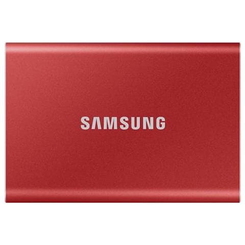 SSD Portatile 2 TB Serie T7 Interfaccia Usb 3.2 Rosso - Foto 1