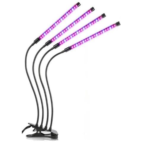 Lampada Per Piante / Illuminazione Per Piante Con 4 Tubi Fluorescenti Led Flessibili   1 Confezione - Foto 1