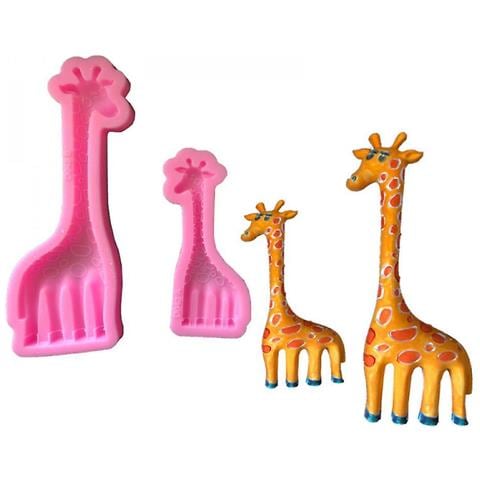 INLAW Stampo In Silicone Della Giraffa Grande E Piccola