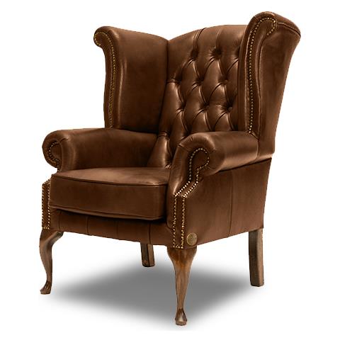 Poltrona Plainwing - Cloudy Marrone Chiaro - Pelle - Foto 7