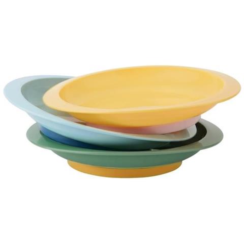Set Di 3 Piatti Antiscivolo E Infrangibili, 12m+ - Foto 1
