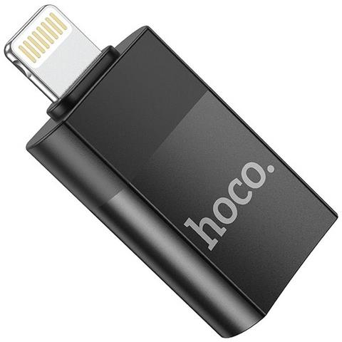 Hoco Adattatore Otg Originale Ua17 8 Pin Apple - Usb 3.0 Per Lettura Otg Black - Foto 1