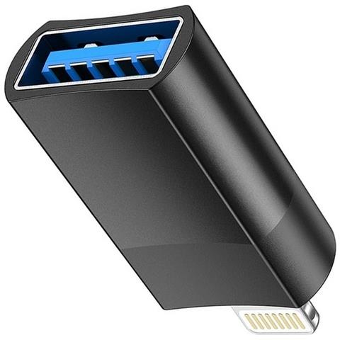 Hoco Adattatore Otg Originale Ua17 8 Pin Apple - Usb 3.0 Per Lettura Otg Black - Foto 2