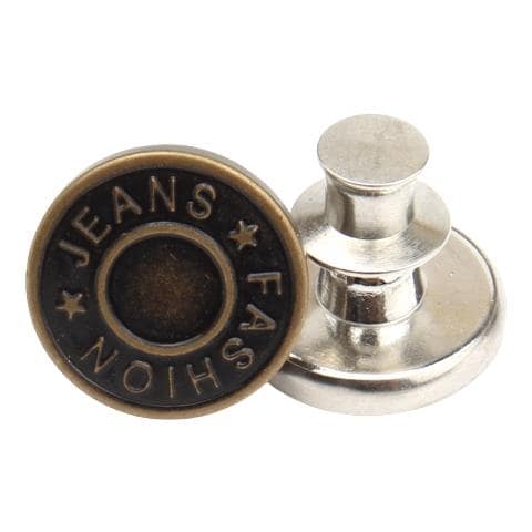 Bottoni Per Jeans, Confezione Da 10   Modello 1 - Foto 1
