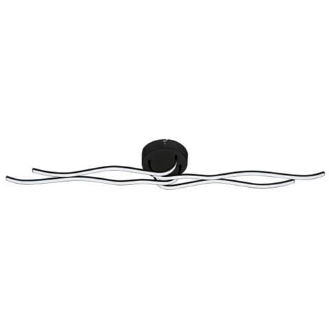 Plafoniera Moderna Roncade 1 Led Metallo Nero - Foto 1