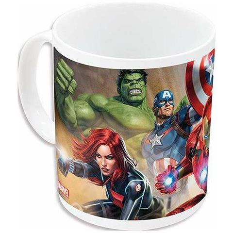 Tazza Mug Infinity Bianco Ceramica Rosso (350 Ml) - Foto 1