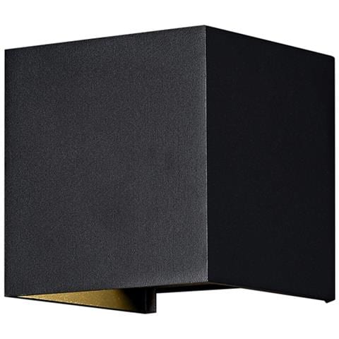 Lampada Da Parete Moderna Da Esterno Metallo Nero Led 6w Ip54 - Foto 1