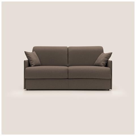 Evans Divano letto matrimoniale in tessuto impermeabile T13 189 cm (mat. 160x197) marrone - Foto 3