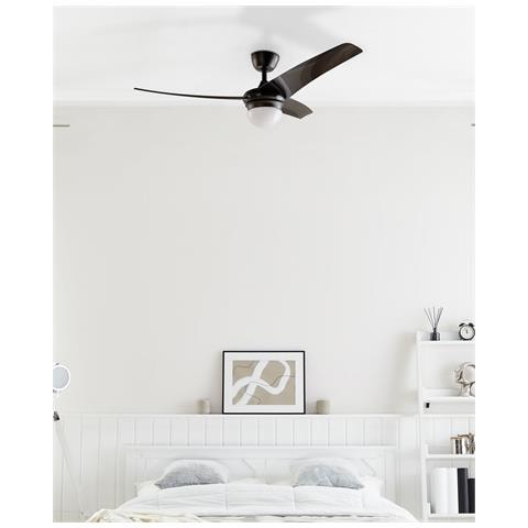 Ventilatore Da Soffitto Metallo Nero 36 Cm Jiboa - Foto 1