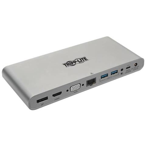 Tripp Lite U442-dock4-int Replicatore Di Porte E Docking Station Per Notebook Cablato Usb 3.2 Gen 2 (3.1 Gen 2) Type-c Grigio - Foto 1