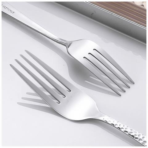 Set Coltello E Forchetta In Acciaio Inossidabile Da 5 Pezzi - Foto 2