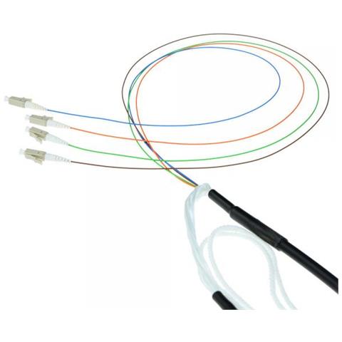 Rl4303 Cavo A Fibre Ottiche 30 M 8x Lc Om4 Nero - Foto 3
