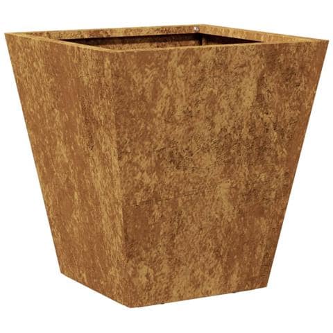 Fioriere da Giardino 2 pz 30x30x30 in Acciaio Corten - Foto 2