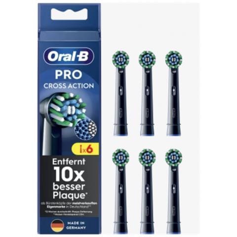 â€⢠Passend Fãƒâ¼r Oral-b Elektrozahnbãƒâ¼rsten Mit Rundem Bãƒâ¼rstenkopf â€⢠6er Set - Foto 1