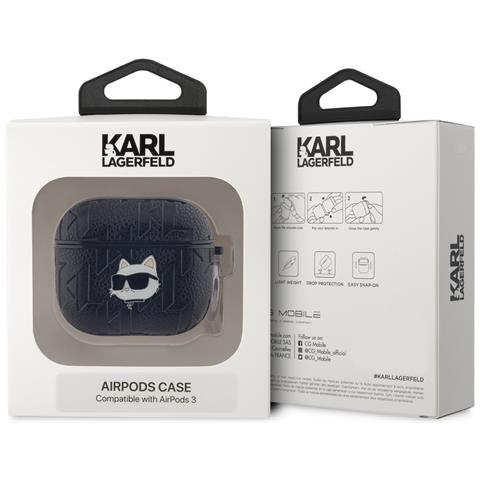 Custodia Per Airpods 3 Waffle Doll, Nero - Foto 3