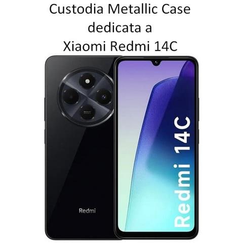 Custodia Tpu Silicone Cover Case Per Xiaomi Redmi 14c 4g 5g Gold - Foto 2