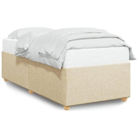 Giroletto Senza Materasso Crema 100x200 Cm In Tessuto - Foto 2