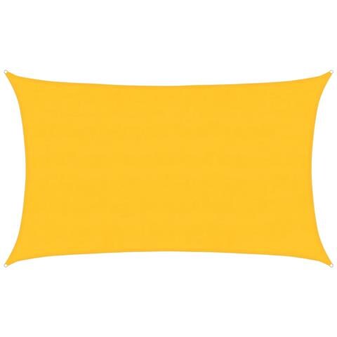 Vela Parasole 160 G/m Rettangolare Giallo 5x8 M In Hdpe - Foto 2