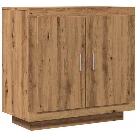 Credenza Rovere Artigianale 80x40x75 Cm In Legno Multistrato - Foto 2
