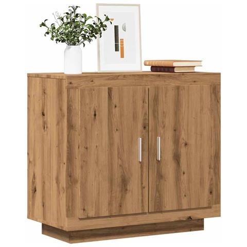 Credenza Rovere Artigianale 80x40x75 Cm In Legno Multistrato - Foto 1