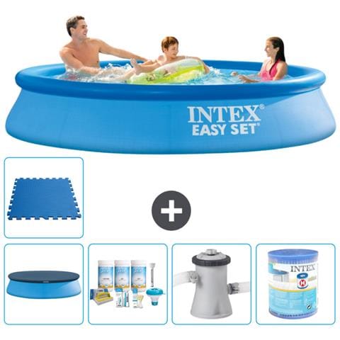 Piscina Fuori Terra - In Giro - 305x61 Cm - Blu - Include Accessori Coordinati A450 - Foto 1