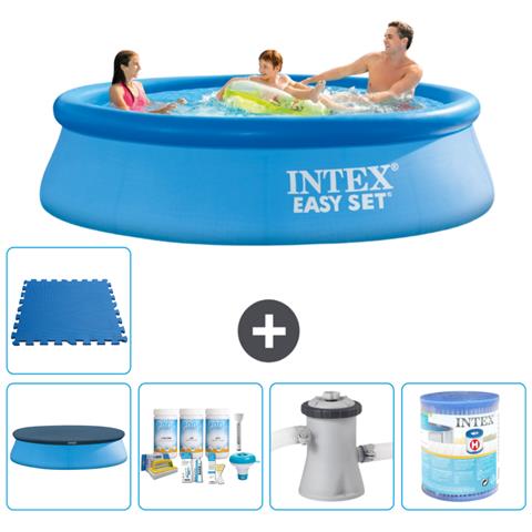 Piscina Fuori Terra - In Giro - 305x76 Cm - Blu - Include Accessori Coordinati A519 - Foto 1