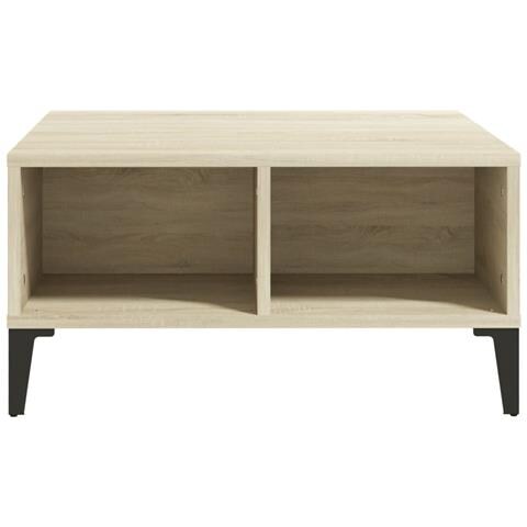 Lusso Casadino - Tavolino Da Salotto Rovere Sonoma 60x60x30 Cm Legno Multistrato - Foto 2