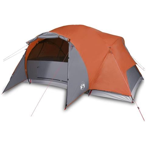 Tenda da Campeggio Crossvent 8 Persone Arancione Impermeabile - Foto 1