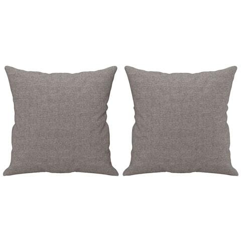 Set Divani 4 pz con Cuscini Tortora in Tessuto - Foto 9