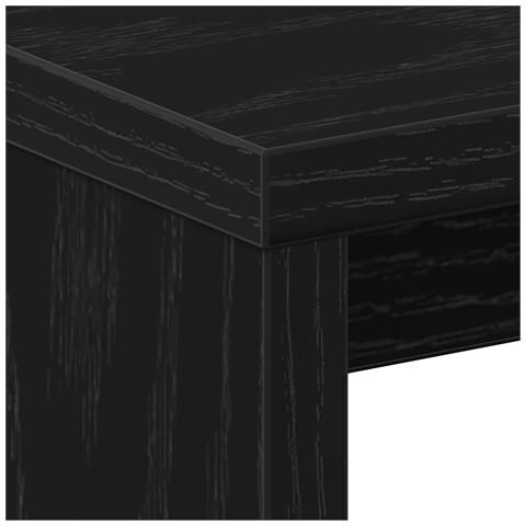 2 Comodini Neri in Rovere 40x30x40 cm in Legno Ingegnerizzato - Foto 9