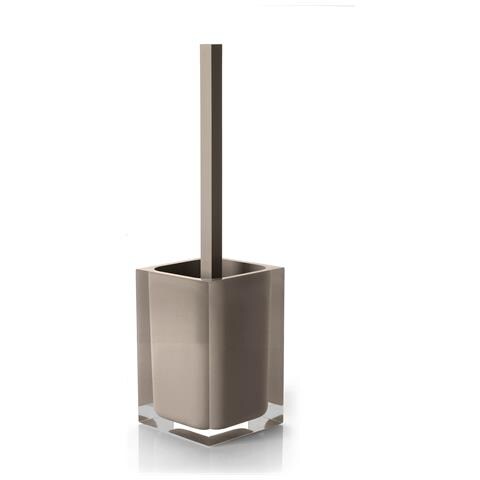 Scopino Wc D'appoggio Con Ciuffo In Setole Linea Rainbow Ra33 Tortora - Foto 1