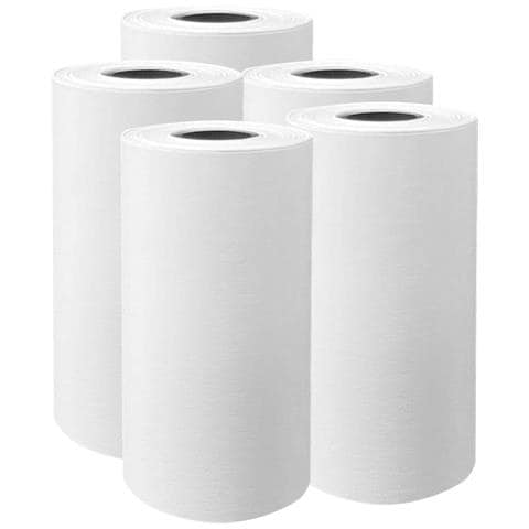 5 Rotoli Da 3 M Di Carta Termica Per Stampante Fotografica Per Bambini, Bianco - Foto 1