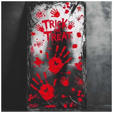 Decalcomanie In Vetro Con Impronte Di Mani - Decorazione Di Halloween In Confezione Da 2 - Foto 3