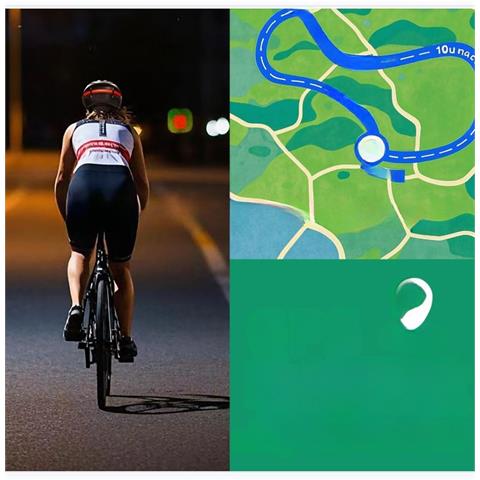 Casco Da Ciclismo Bluetooth Per Esterni Con Videocamera Hd 1080p E Gps Black - Foto 2