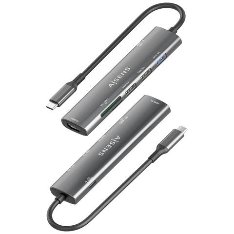 ASUC-7P027-GR replicatore di porte e docking station per laptop Cablato USB 3.2 Gen 1 (3.1 Gen 1) Type-C Grigio - Foto 8
