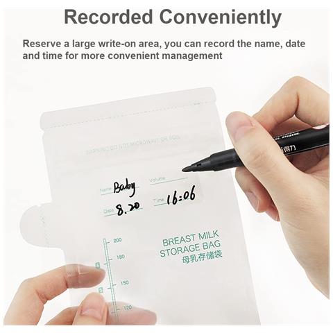 Sacchetti Per La Conservazione Del Latte Materno 200 Ml 30 Pezzi - Foto 2