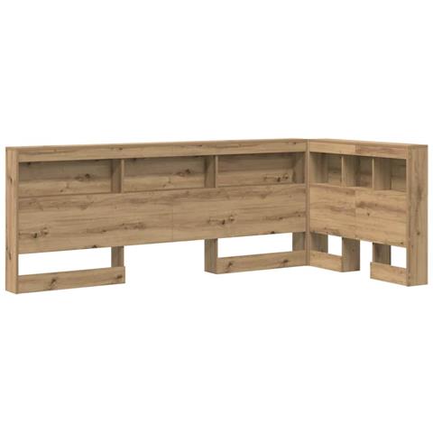 Testata contenitore rovere artigianale 75 cm Legno multistrato - Foto 1