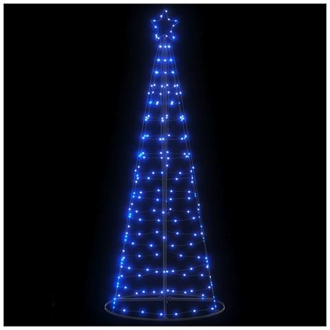 Albero di Natale a LED 200 LED Blu 182 cm - Foto 2