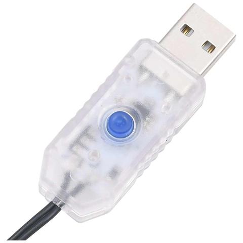 Albero di Natale a LED 200 LED Blu 182 cm - Foto 9