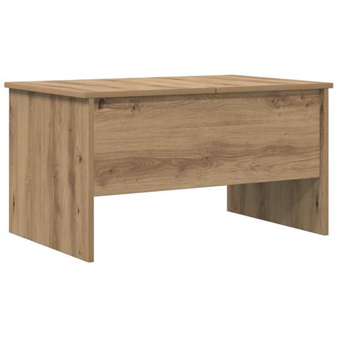 Tavolino da salotto rovere artigianale 80 x 50,5 x 42,5 cm - Foto 1