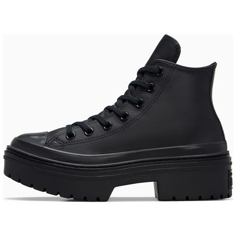 Chuck Taylor All Star Lugged Heel Leather Platform A10369c, Donne, Nero, 35 - Foto 2