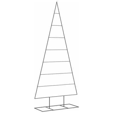 Albero di Natale Decorativo in Metallo Nero 210 cm - Foto 1