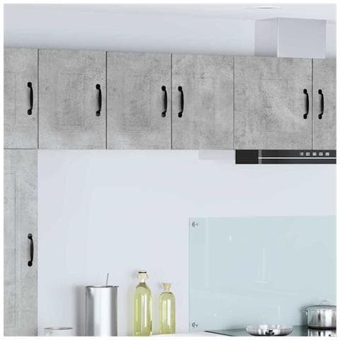 Pensile cucina Grigio cemento 30 x 31 x 40 cm Legno multistrato - Foto 2
