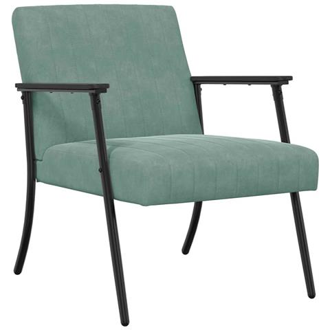 poltrona Verde Mare 59 x 75 x 78 cm Velluto - Foto 1